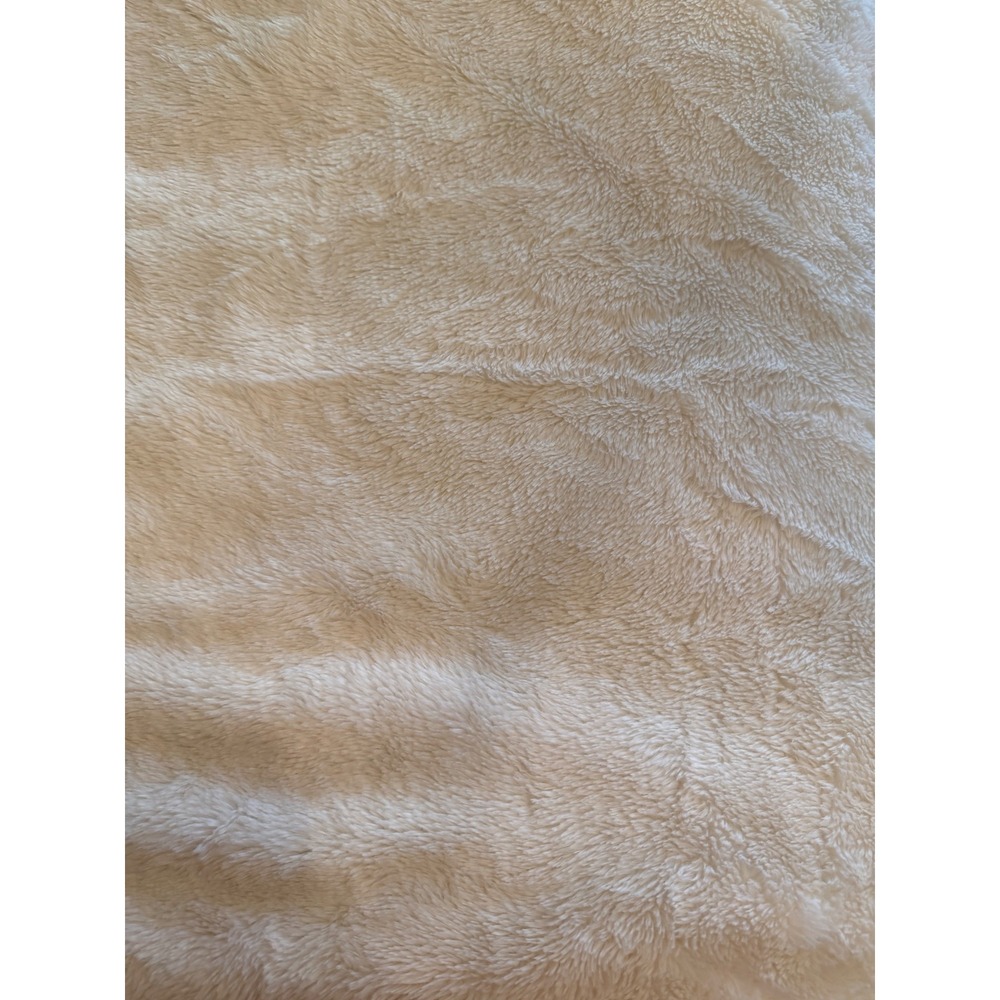 UGG White Plush Faux Fur Fleece Comforter Blanket Twin Twin XL Bedding